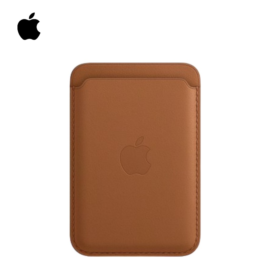 APPLE Porte cartes en cuir MagSafe iPhone Havane 2