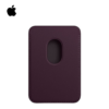 Apple Porte cartes en cuir MagSafe Cerise Noire 2